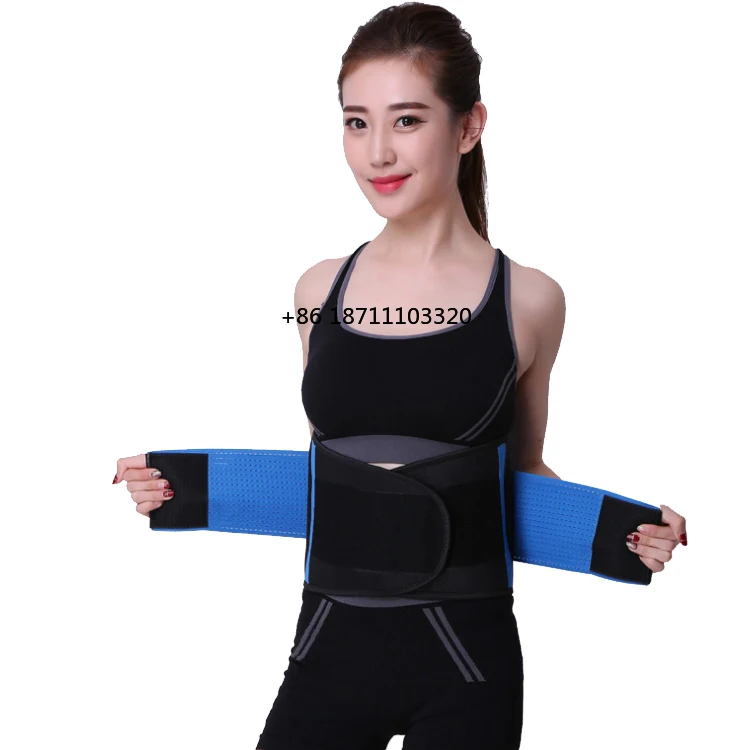 

Hot Sale Neoprene Waist Trimmer Belt Adjustable Abdominal Trainer Weight Loss Simmer Body Shaper Wrap