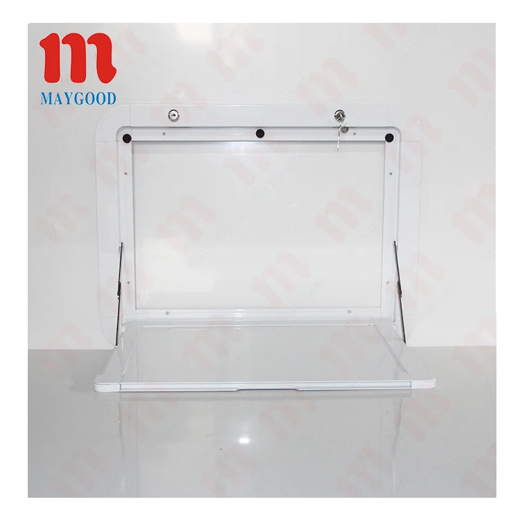 700x400mm High Quality RV Picnic Table High Strength Aluminum Alloy Frame White Trailer RV MG09PT Picnic Table