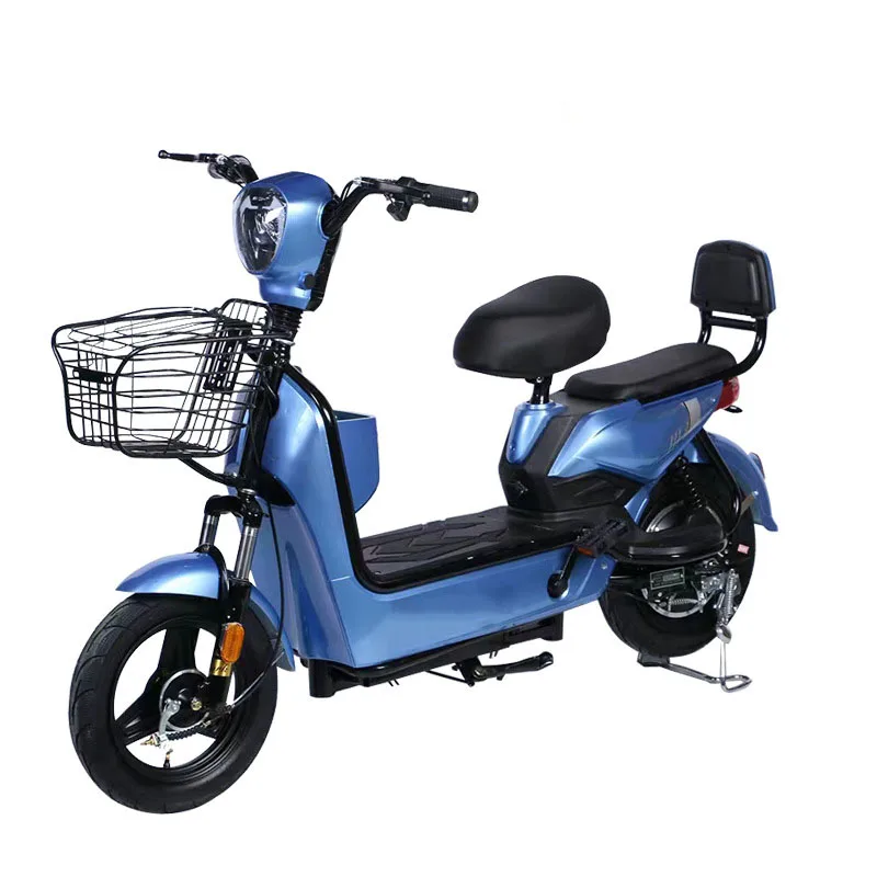 Bicicleta eléctrica de aleación de aluminio con freno de disco para adultos, bicicletas eléctricas de dos ruedas de velocidad Variable para desplazamientos o escolares