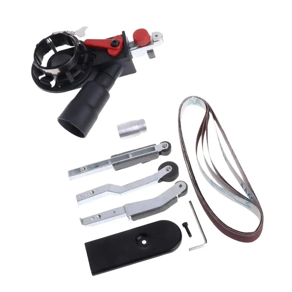 Sander Sanding Machine Adapter Head Metal Grinder Tool for 4 Inch Portable Belt Sander Conversion 800W Max