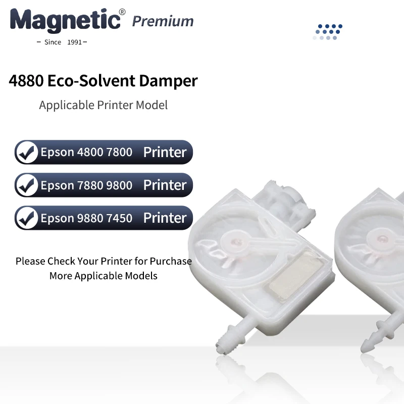 

20/50/100PCS Compatible For Epson 4880 Eco-Solvent Damper for 4800 7800 7880 9800 9880 7450 9450 Printer DX5 XP600 4720 i3200