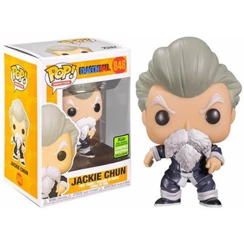 FUNKO POP El más nuevo anime Dragon ball Periphery Jackie Chun # 848 Figura de acción Modelo Colección Juguetes para niños Regalo