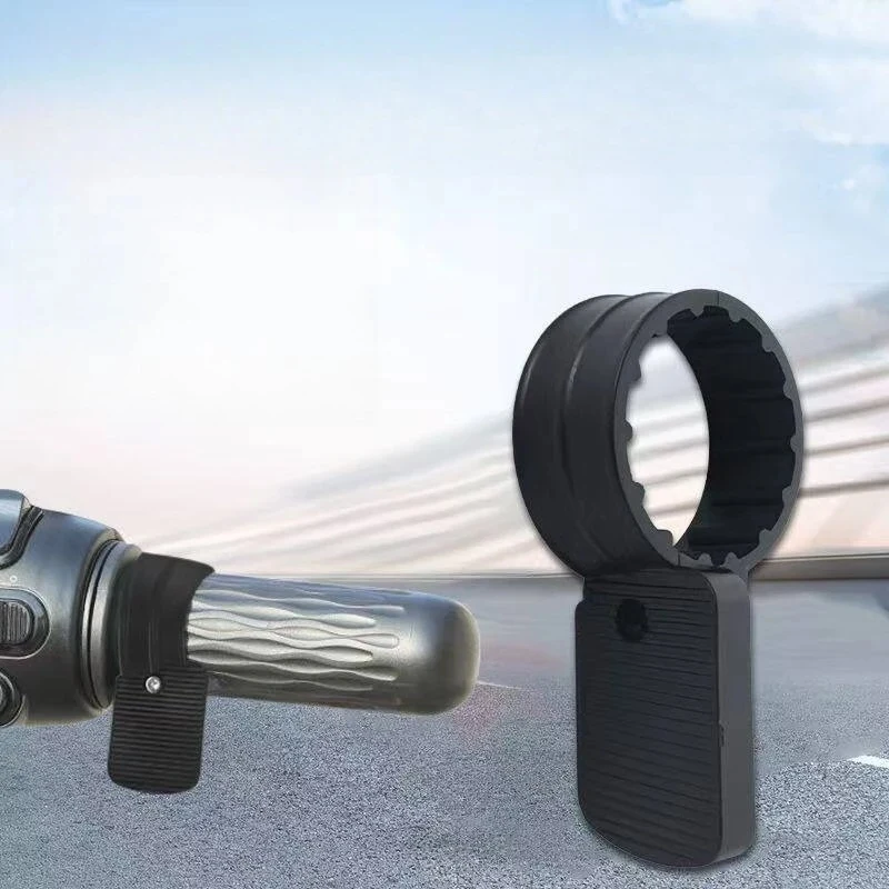 

Motorcycle Electric Scooter Throttle Assist Cruise Control Aid Handlebar Thumb Rest Lever Effort-Saving Thumb Accelerator