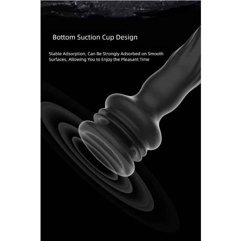 원격 제어 회전 구슬 항문 진동기 흡착 베이스 7가지 모드 전립선 마사지기 맞춤형 OEM 딜도 성인용품 남녀 공용