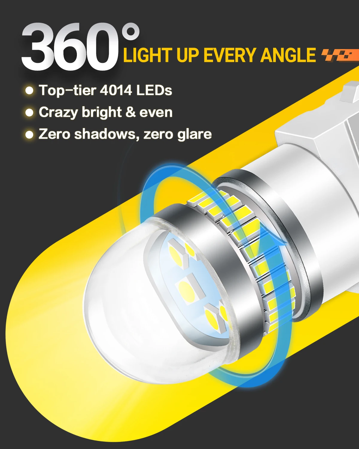 2 قطعة عالية ضوء LED سيارة بدوره أضواء 3157 لمبة أحمر أبيض أضواء الفرامل DRL الذيل عكس أضواء Canbus لا خطأ T25 5 واط 2000 التجويف #2