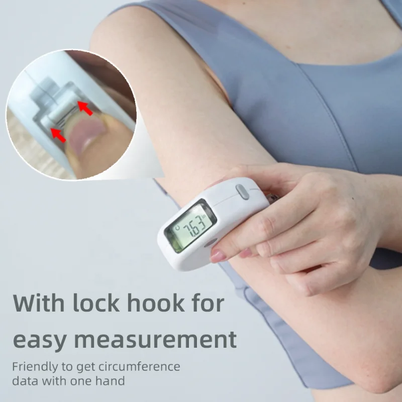 Smart Body Tape Measure Digital Body Measure Tape Soft Retractable Self Tightening Bust Waist Hip Circumference Measuring Tape