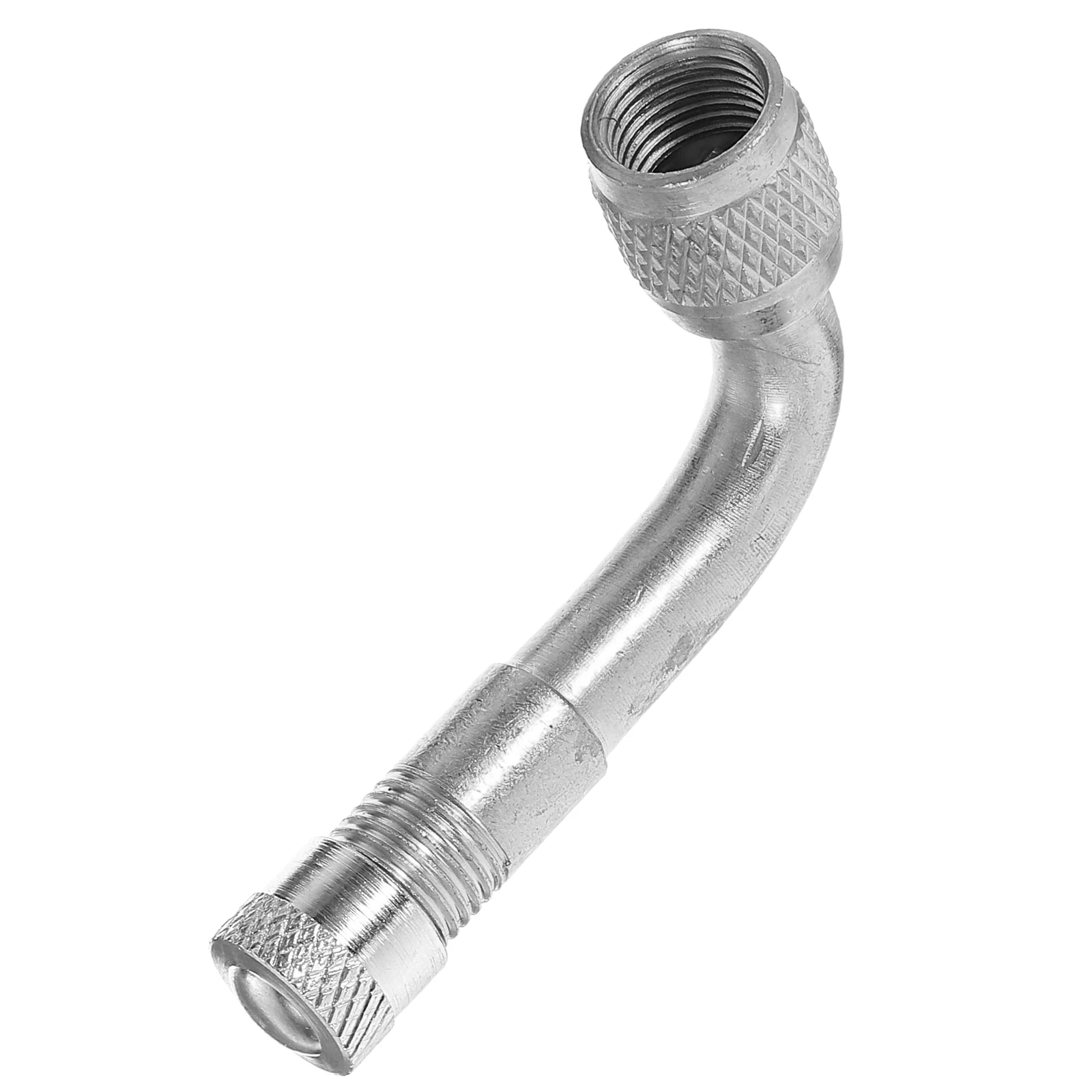 

90 Degree Brass Air Tire Valve Stem Extension Adapter Durable Stainless Steel Tire Valve Extender for Motorcycle Car Truck Bike