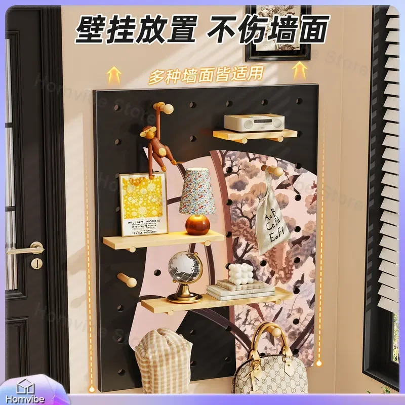 for Hole Plate Rack Background Wall DIY Storage Baffle Cycling Equipment Storage Rack Helmet Hanger Display Rack