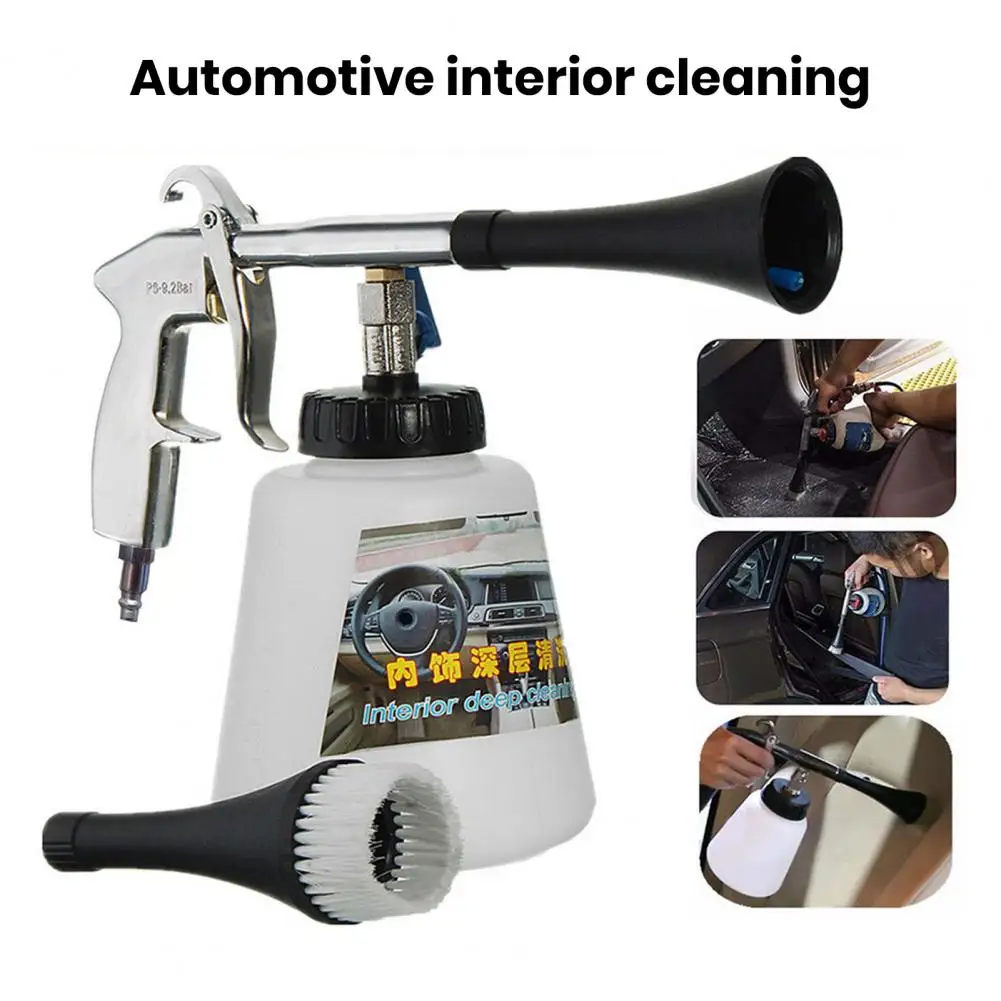 Car Cleaner Tool Multifunctional Car Dust Blower Sprayer Ergonomic Handle Adjustable Flow 1000ml Capacity Ideal Auto Cleaner