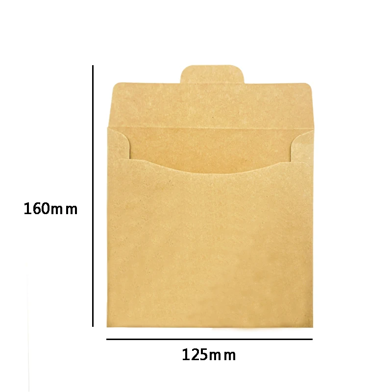 Lot de 5 enveloppes carrées pour cartes, 130x130mm, amour, CD, scrapbooking, cadeau, invitation de mariage, ensemble de lettres