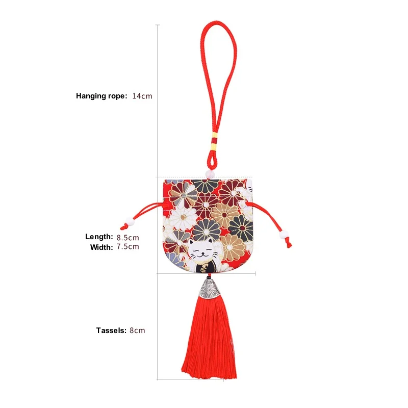 StoBag 5pcs Chinese Sachet Hanging Drawstring Bag Flowers Gift Jewelry Package Storage Pocket Reusable Pouch Portable Decoration