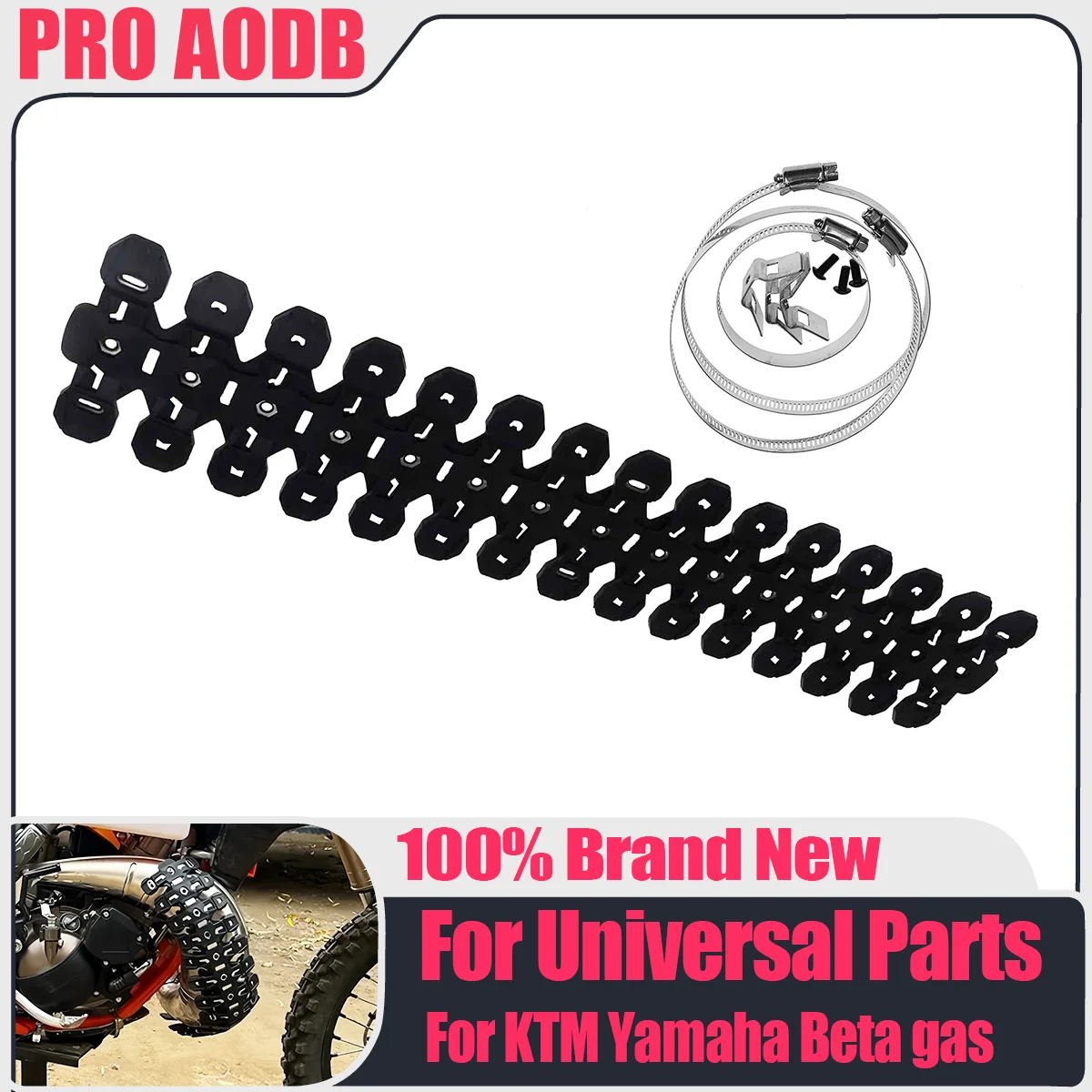 

For KTM Beta Husqvarna Motorcycle 60CM Exhaust Heat Shield Muffler Protector EXC300 EXC 250 SX 125 XCW 300 RR 300 TE 300