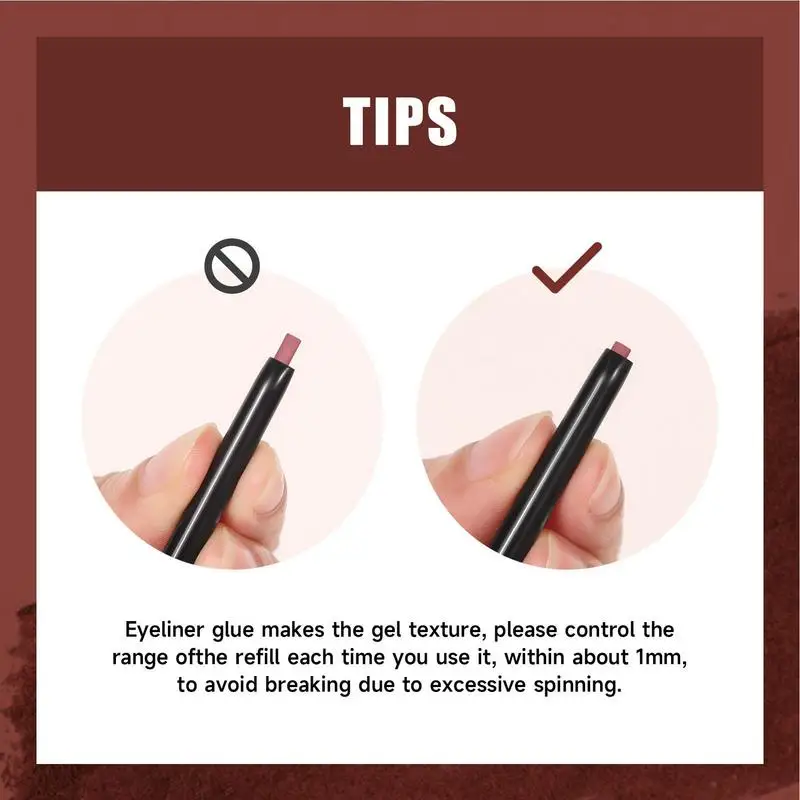 Waterdichte Eyeliner 4 Stuks Onder Eye Liner Verblijf Op Eye Liner Anti-Transpiratie Waterdicht Sterke Kleur Strelen Effect Voor