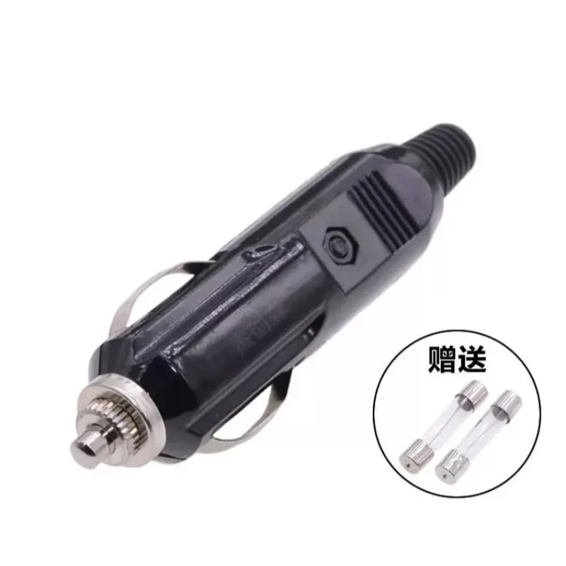 12V24V Universal No Welding Bakelite Cigarette Lighter Plug With 15A Fuse Air Pump Vacuum Cleaner Car Electrical Power Supply