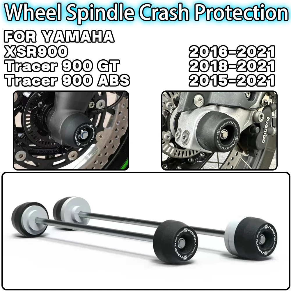 

For YAMAHA XSR900 Tracer 900 GT/ABS 2015 2016 2017 2018-2021 Motorcycle accessories Front Rear Wheel Spindle Crash Protection