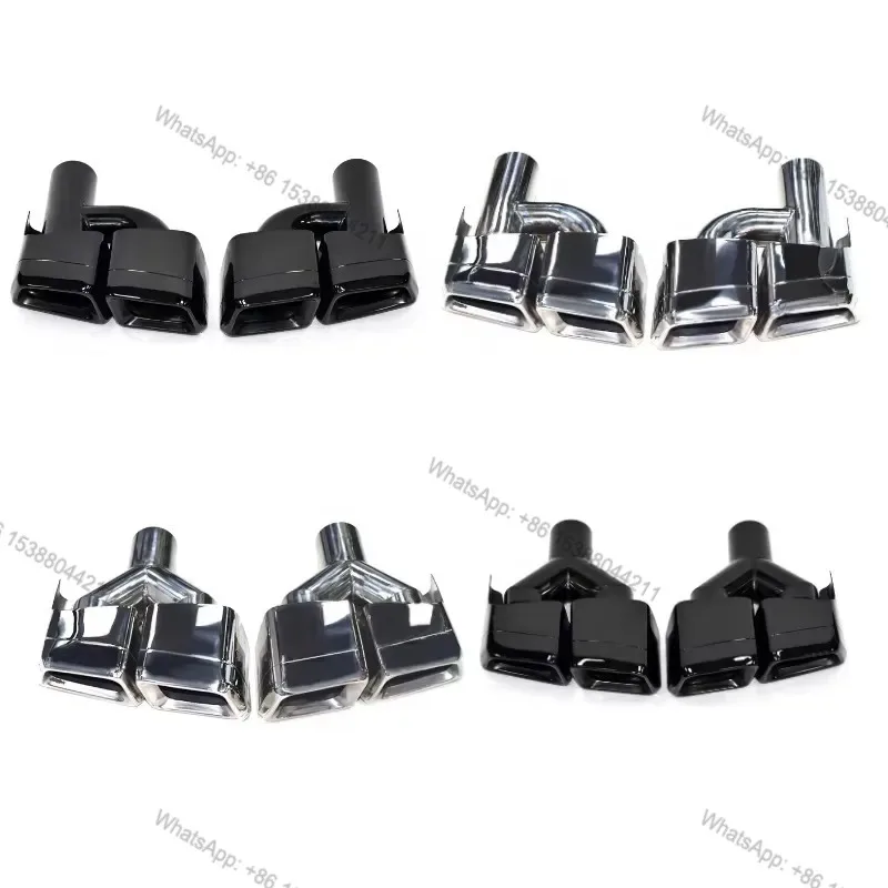 Hot Sale Stainless Steel Car Exhaust Tip Exhaust Pipe Muffler Tip for W212 E63 C63 S63 ML63 W166 W204 W218 W221 X166