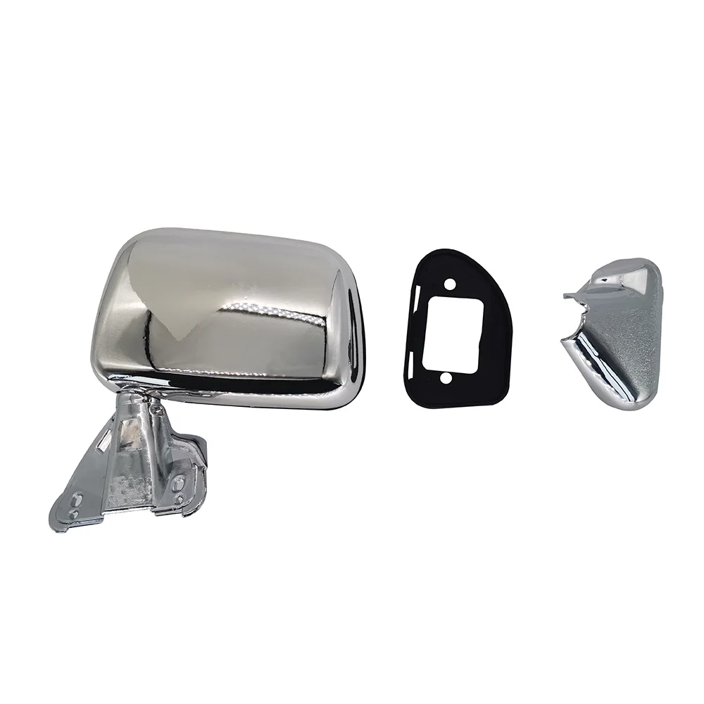 Applicatable To Toyota  Hilux Rn75 1987-1988 Auto Car Door Rear View Mirror Chrome Black