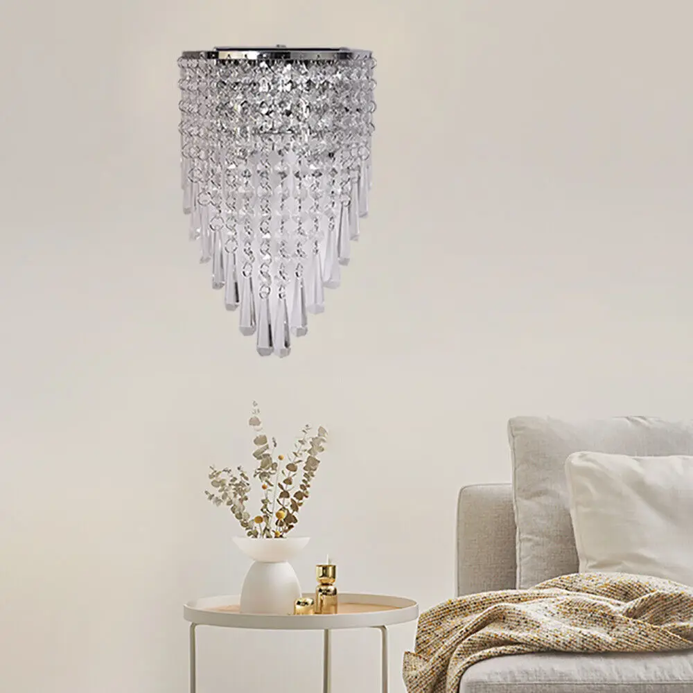 Modern Crystal Wall Lamp Sconce Light Bedroom Lighting Fixture Hallway Lighting Wall Light Home Decoration