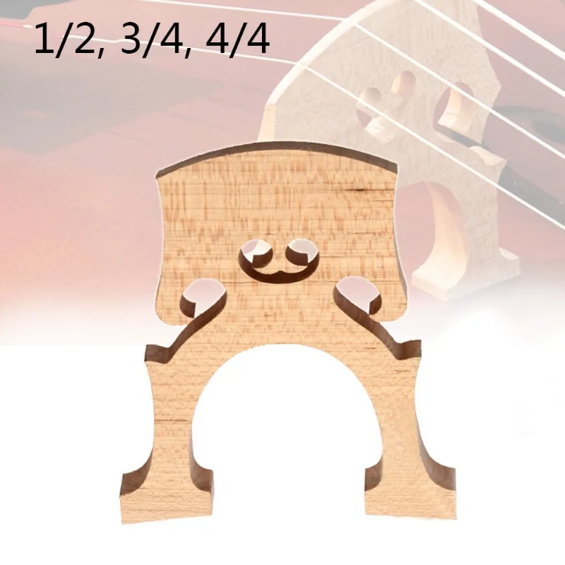 

1 Pcs Cello Bridge Cello Code for 4/4 3/4 1/2 1/4 1/8 Size Cello Exquisite Wooden Material Professional Top Quality Drop Ship