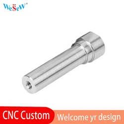 15 Years Factory OEM Customize Service CNC Machining Metal Parts Stainless Steel Precision Long Axis Machining Prototype MOQ 1