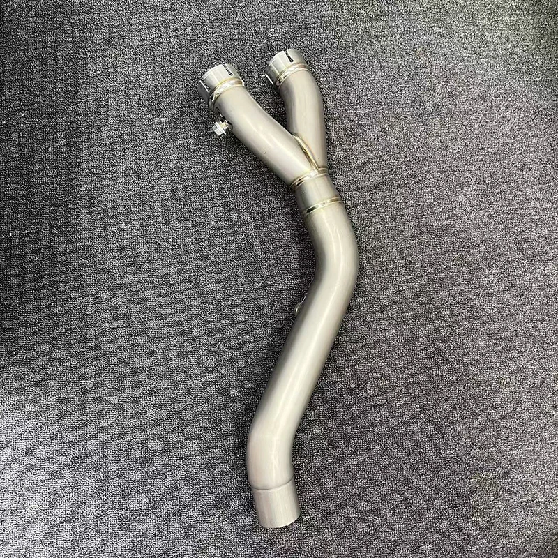 Slip On Line For Yamaha R1 R1M MT10 2015-2023 2024 Motorcycle Exhaust Titanium Alloy Original Interface Mid Pipe Connect Muffler
