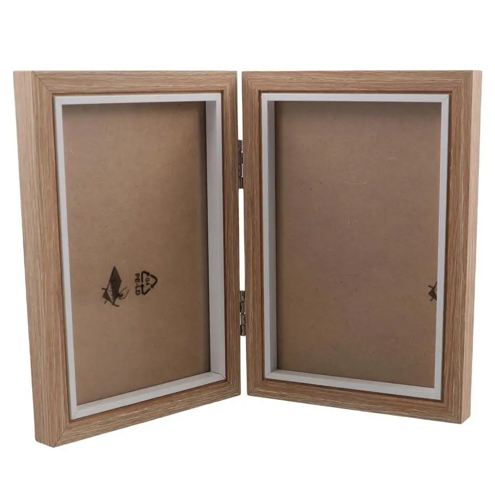 Creative Foldable Hinge Photo Frame Rectangular Double/Triple Desktop Album Set 6/7/8 Inches 2/3/4/5 Linked