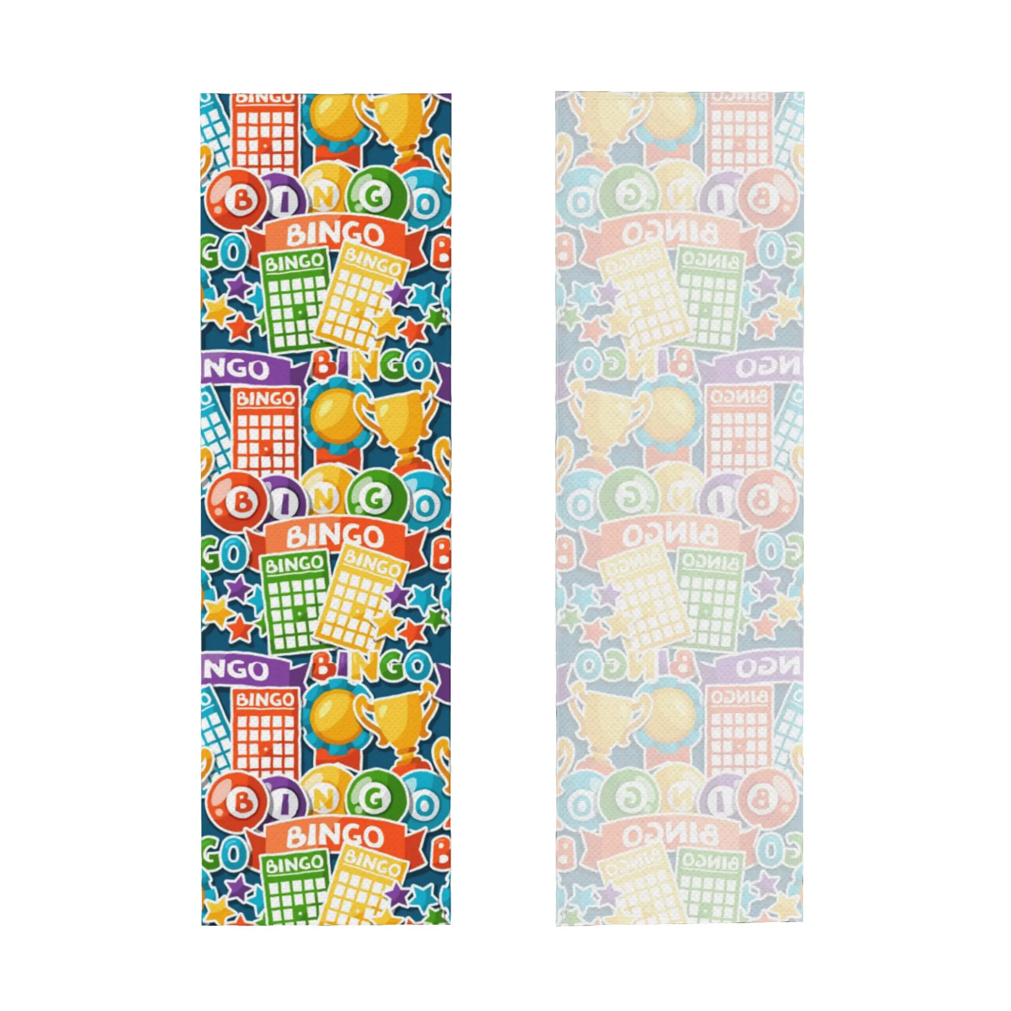 Bingo Paper Game Cold Exercise Towel   Super Soft Breathable Instant Cooling Towel Yoga Towels