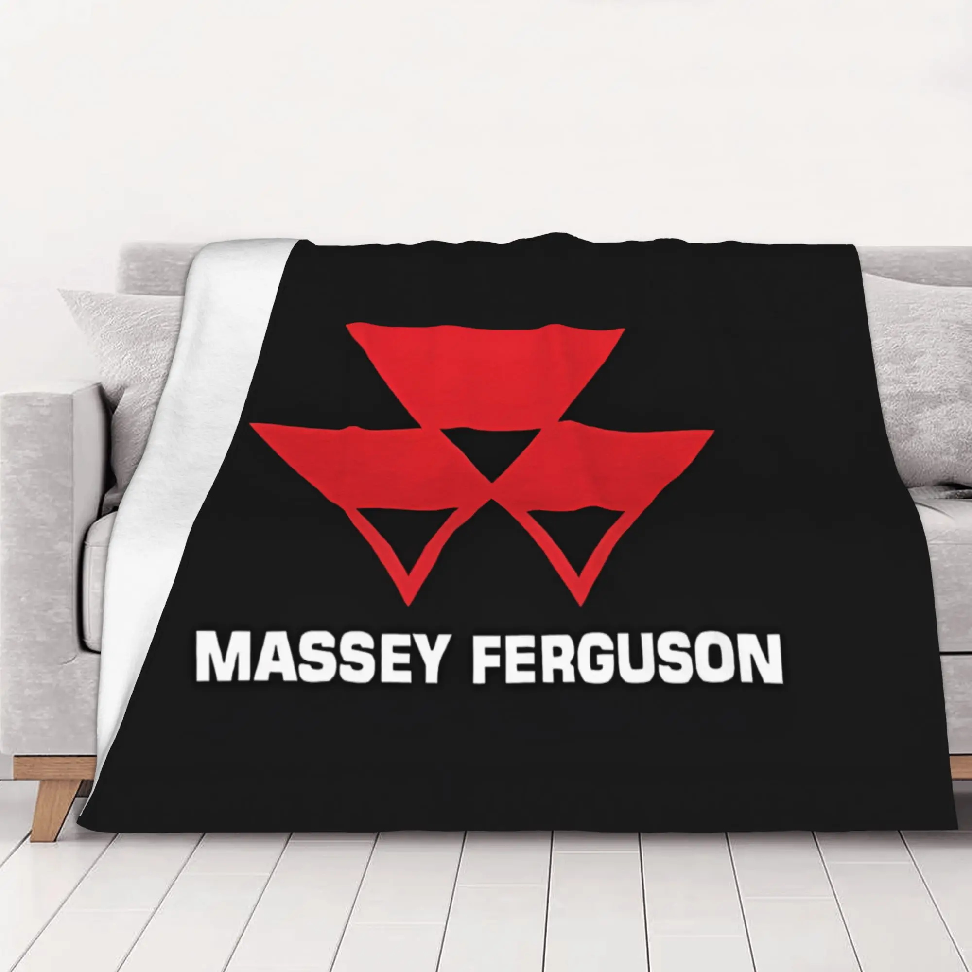 1PC Classic Massey ferguson home room decorations Winter Blankets for Adults Bedding Home Interior Sofa Knee