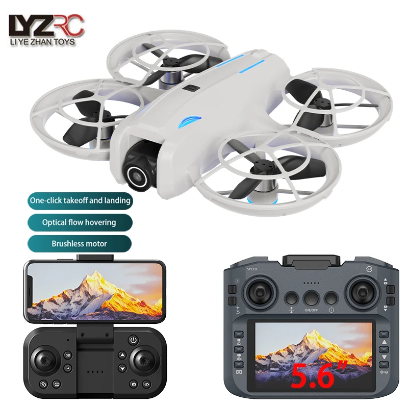 L105 PRO Mini Camera Drone With 4K Professional HD Dual Camera 5G WIFI Screen Remote Control Dron FPV Brushless RC Quadcopter