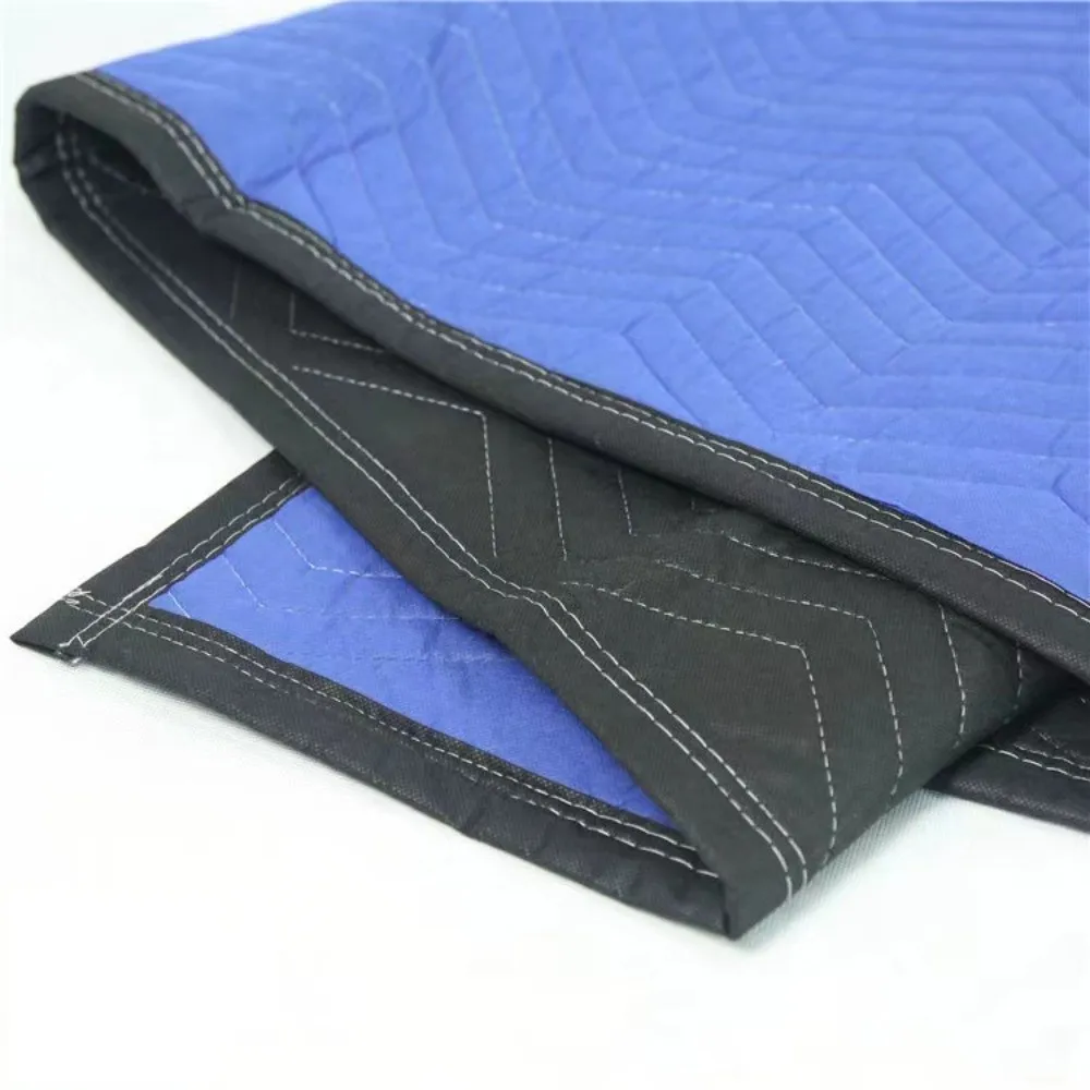 Portable Heavy Duty Moving Blankets Thick Furniture Wrapping Packing Blankets Durable Mobile Blanket For Moving Shipping