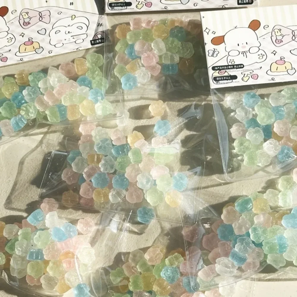 100 pièces de guérison Kawaii couleur Macaron glacé Mini chaton patte presser Fidget jouets mignon balle anti-Stress filles enfants Squishy cadeaux d'anniversaire