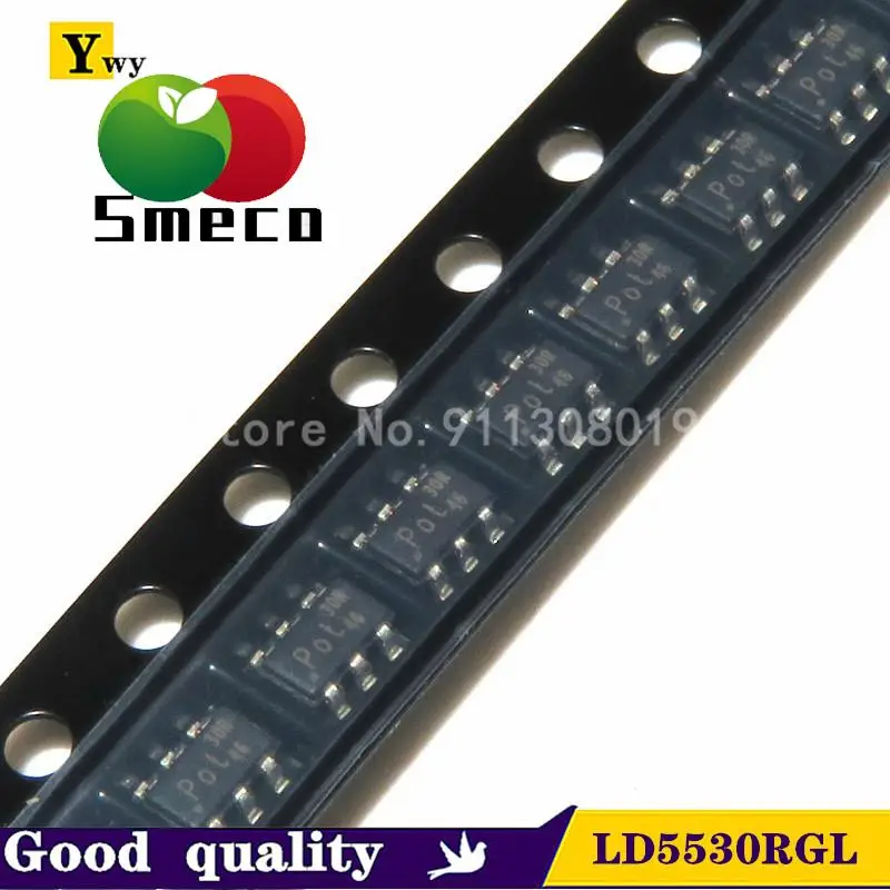 5pcs LD5530RGL SOT23-6 LD5530 30R SOT23-6