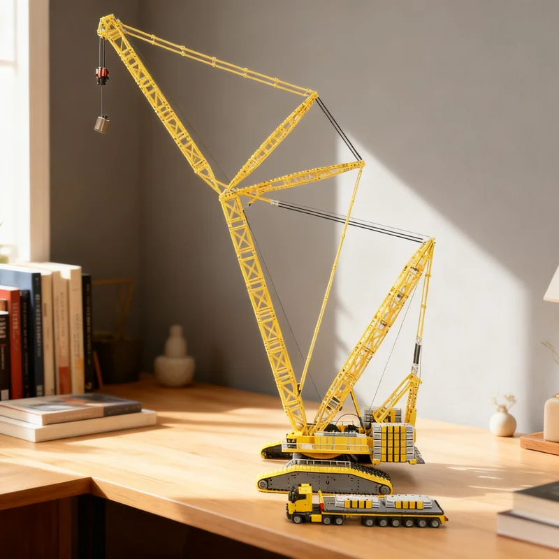 8562pcs MOC Technical Liebherr LR 13000 Crawler Crane Model Christmas Gift Shelf Accent And Creative Home Decor