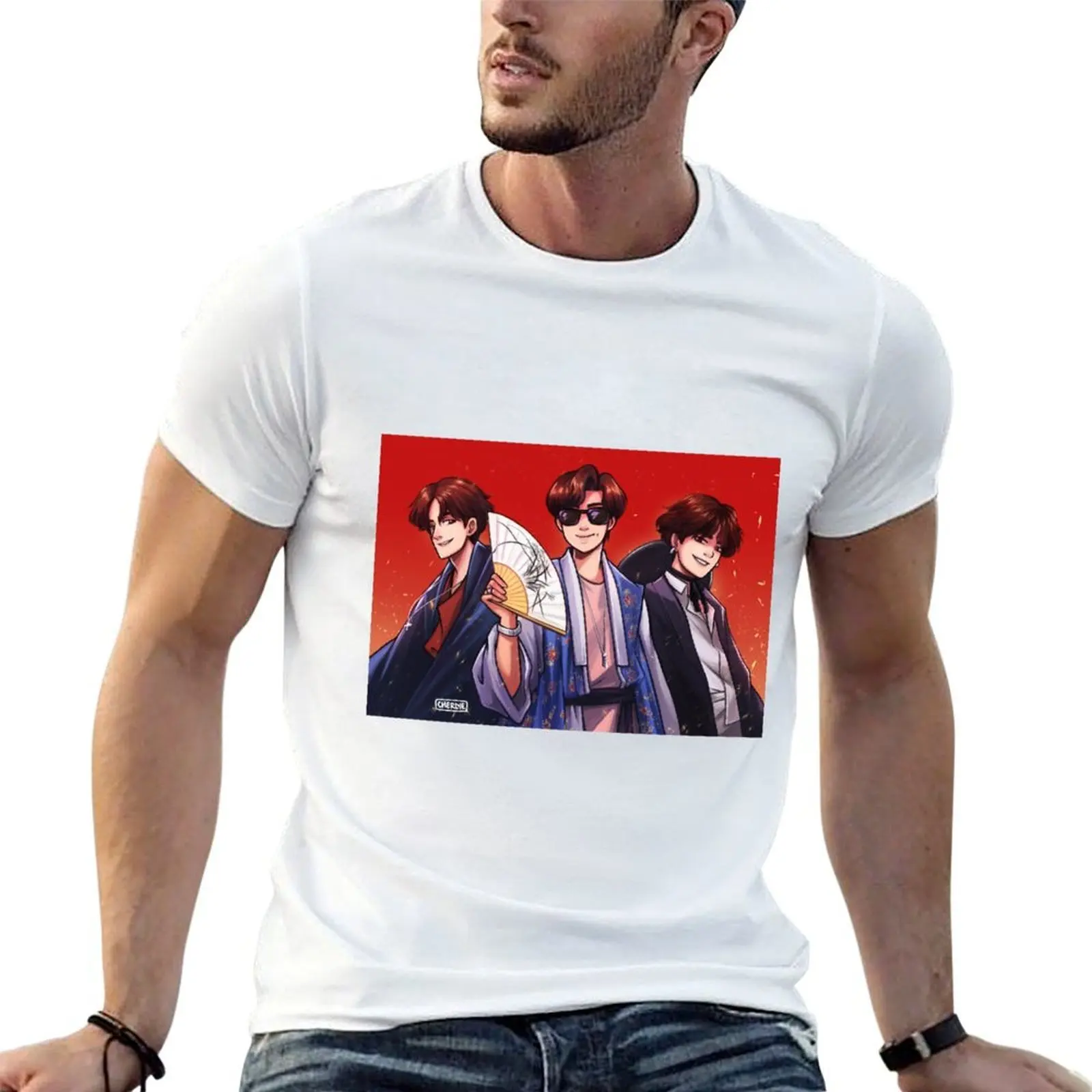 

cotton t man tshirt 100% shirts man DDAENG! shirts t cotton pack graphic T-Shirt for