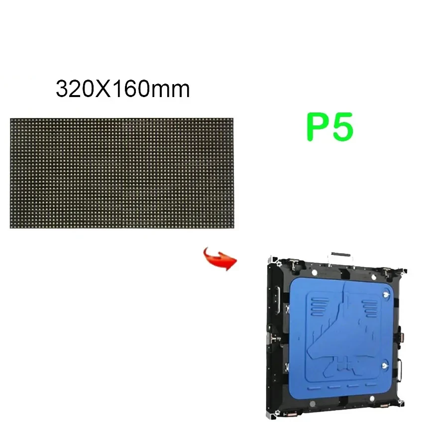 

BOTAI P5 outdoor 320*160mm rgb panel matrix high brightness MBI5124 video wall led screen module panel P5