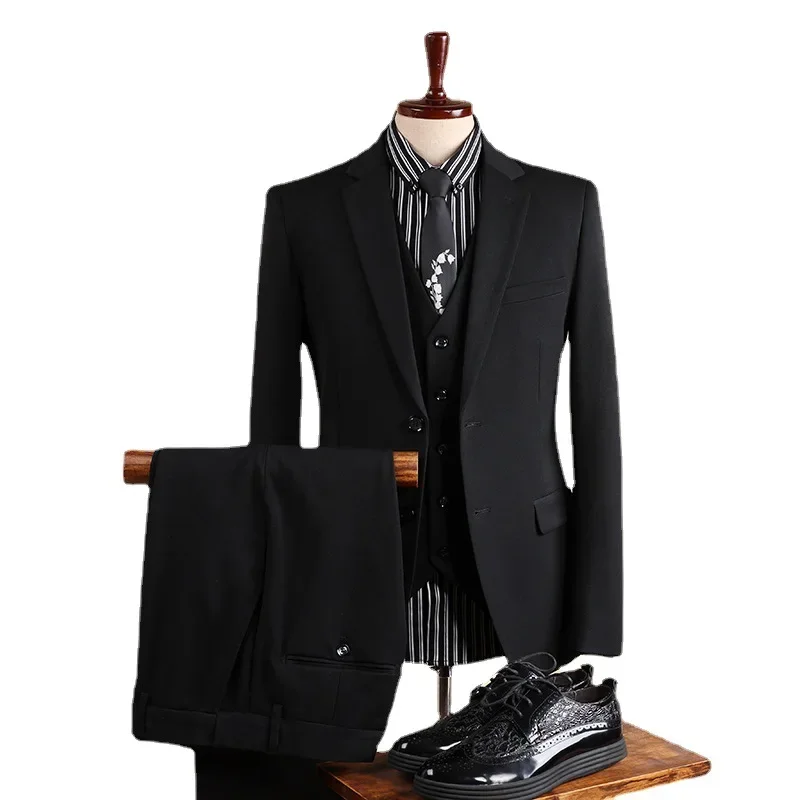 (29) Customized New Business Men\'s Three-piece Groomsman Suit