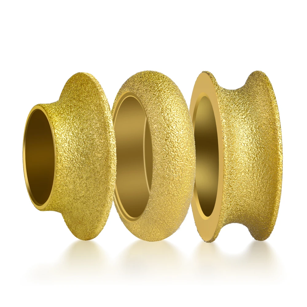 Brazed Stone Edge Grinding Wheel Diamond Roman Wheel Grinding Wheel Tile Marble Grooving and Edge Grinding Tools