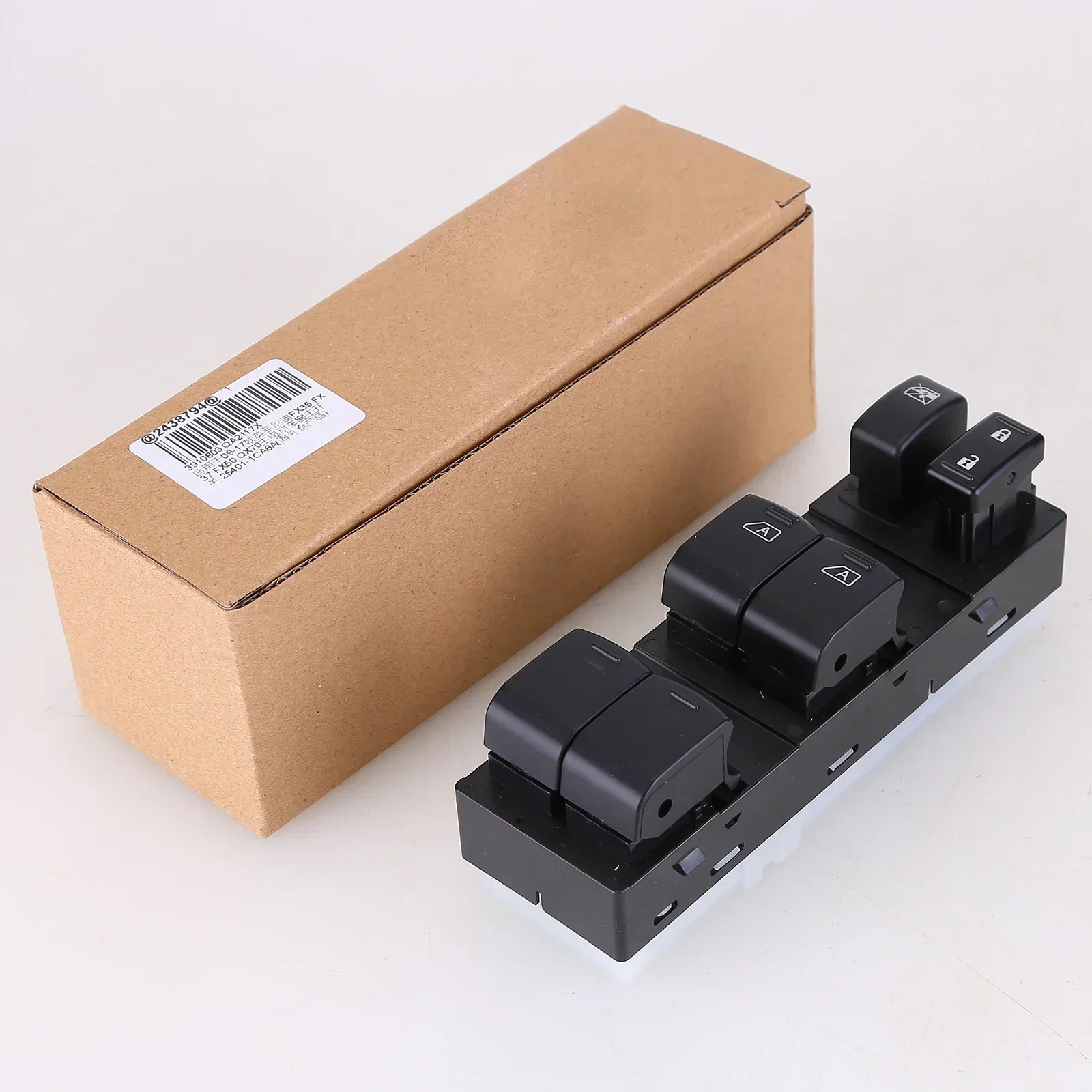 

25401-1CA6A Main Power Window Master Switch Compatible for Infiniti FX35 FX37 FX50 QX70 2009-2017
