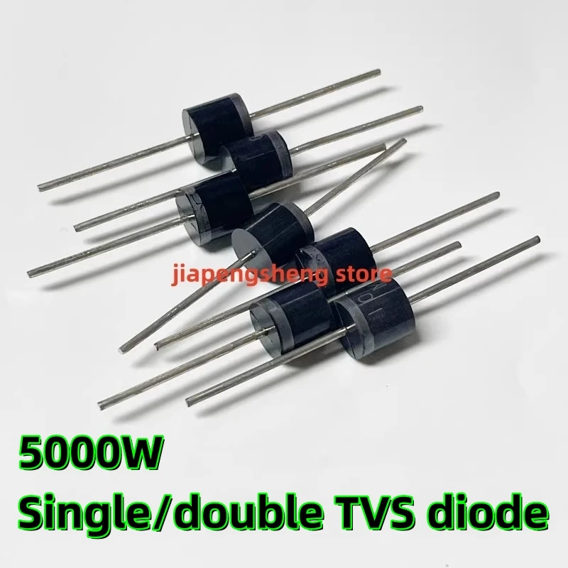 5PCS, 5KP58A/60A/64A/70A/75A/78A/85A/90CA 5KP100A/110A/120A/130A/150A/170CA 5000W in-line single/bidirectional TVS tube