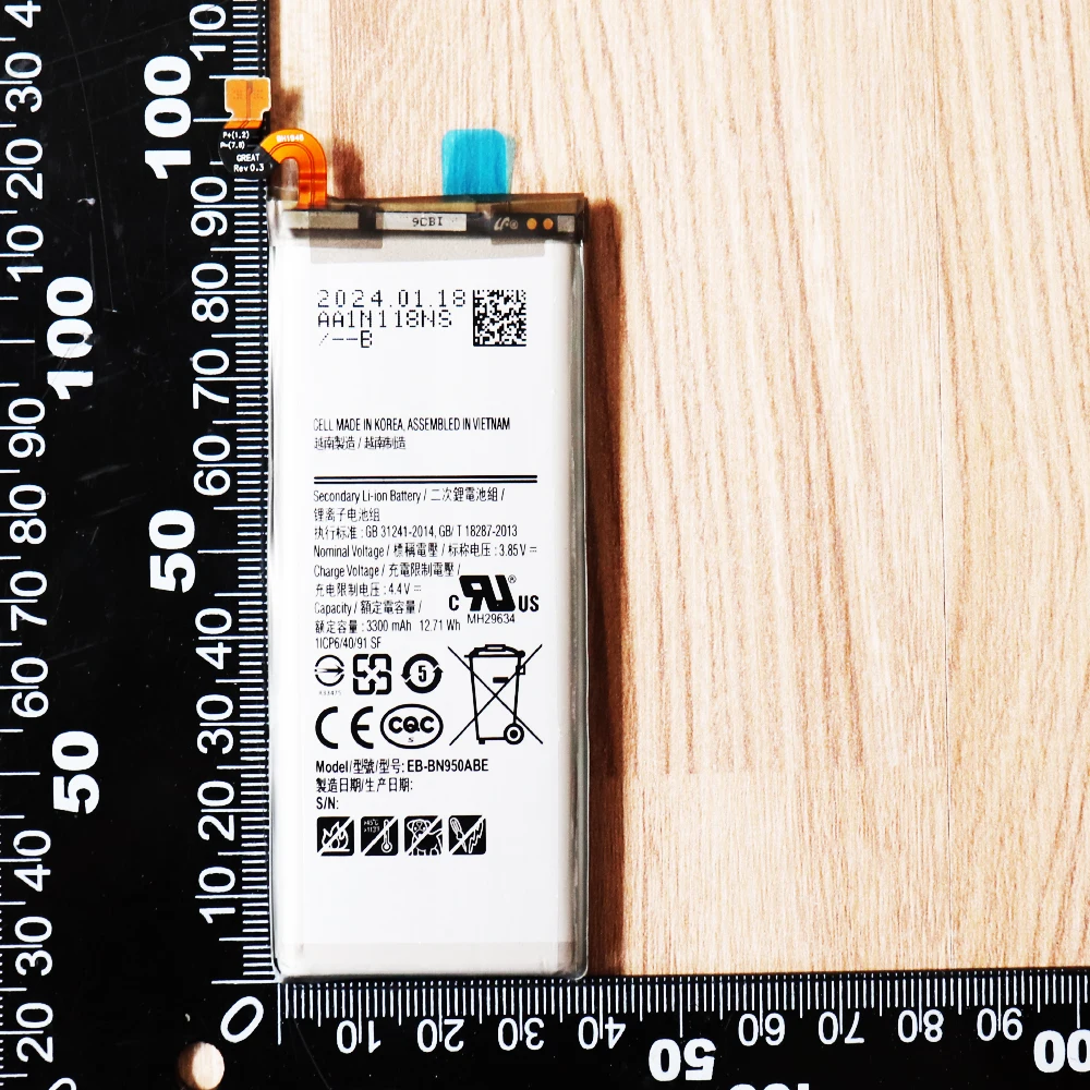 

2pcs5pcs10pcsISUNOO EB-BN950ABE 3300mAh battery For Samsung Galaxy Note8 N950 SM-N950F N950FD N950U/U1 N950W N950N N9500 Bateria