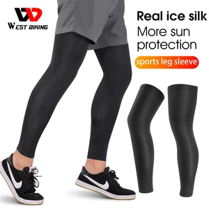 Mangas ocidentais da compressão do bike-pé, secagem rápida, proteção do joelho, esportes ao ar livre, corredor, basquetebol, anti uv, verão 10 principais vendas bretelle ciclismo longo verão - №1