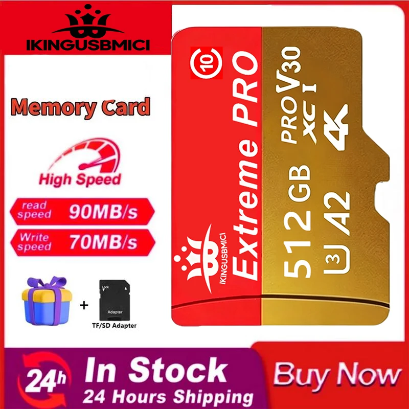 32-64-128-256-512gb High Quality for Premium Fast Durable Flash Mini Smartphone Speed Micro U3 Card Camera High Reliable Quality