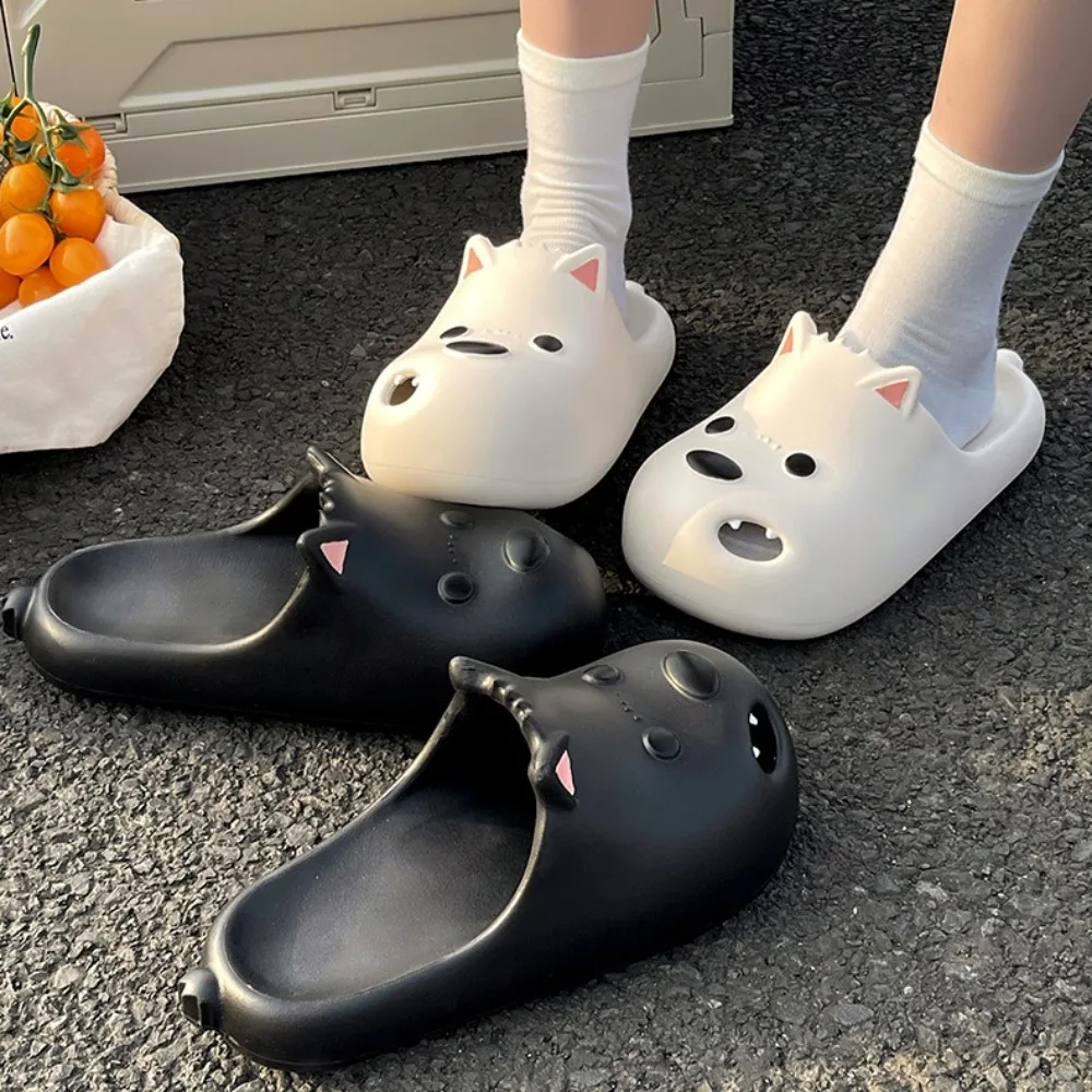 

Creative West Highland White Terrier Slippers Thick Sole Soft Bottom Puppy Slippers Cute Non-Slip Couples EVA Dog Sandal Unisex