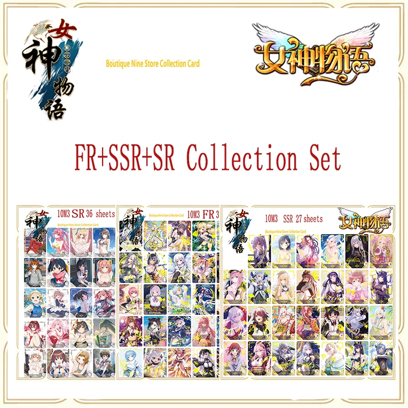 

Anime Goddess Story Zhenhua Chapter 10M3 FR SSR SR Rare Flash Card Set Collection Genuine Game Collection Card Toy Gift