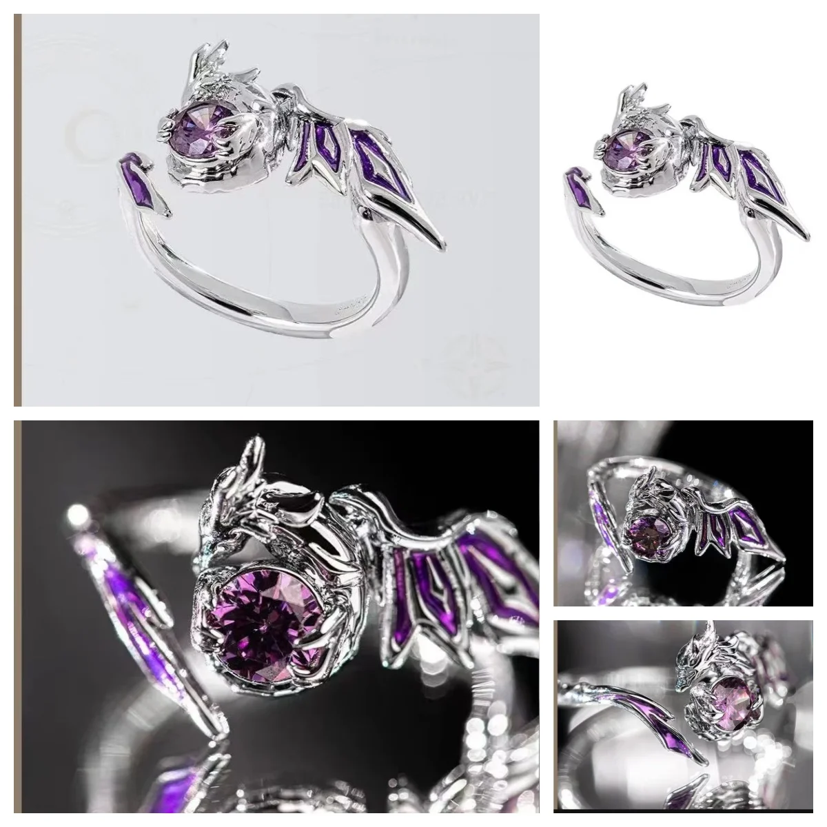 honkai-estrela-ferroviario-anel-ancora-titan-aneis-para-mulheres-morte-titan-thanatos-acessorios-de-metal-pollux-joias-dragao-anel-cos-presentes