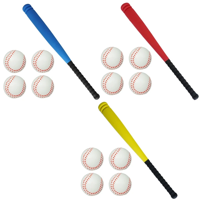 Kids Baseball Bat And Ball Set Plastic Baseball Game Sport Playing Baseball Playing Set Sports For Outdoor Backyard