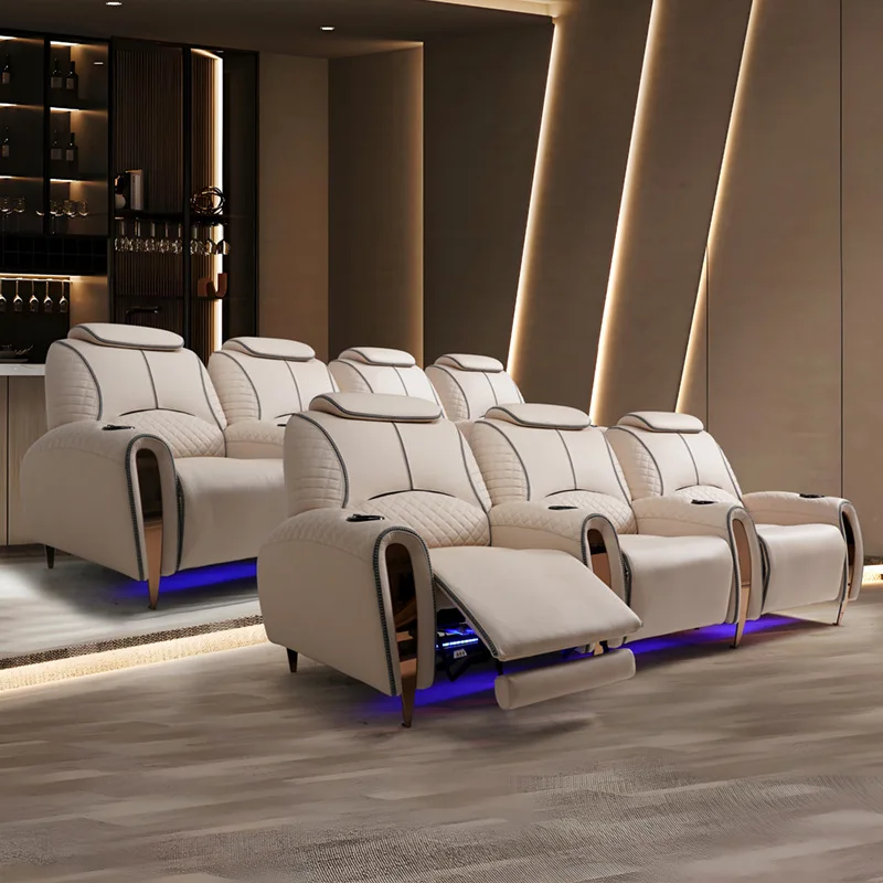 

Villa Deluxe Home Cinema Sofa Private AV Room Single Double Video Hall Seat