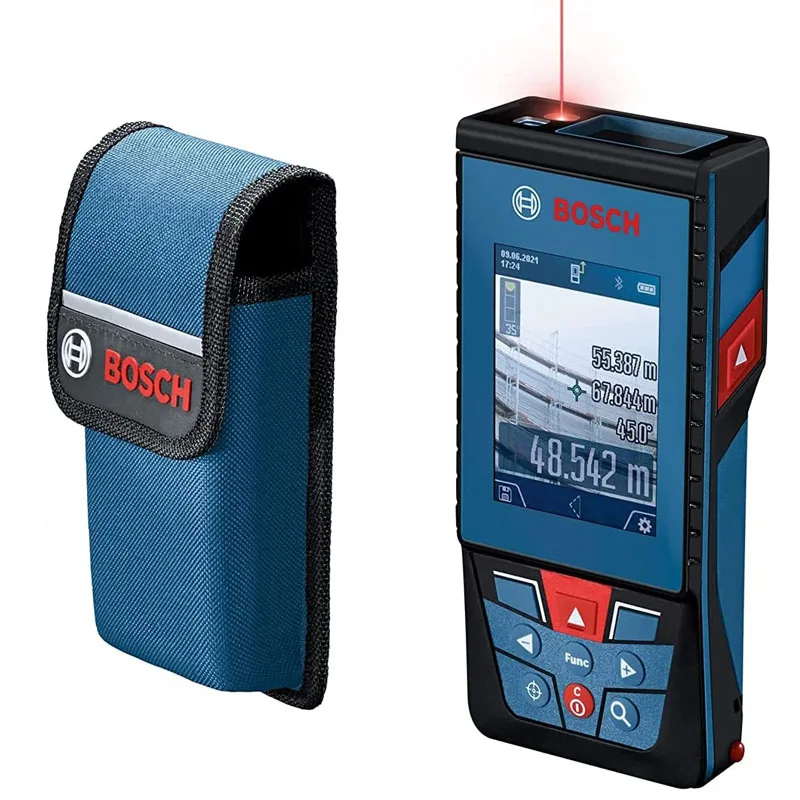 Bosch Glm 100-25 C Professional Green Laser Rangefinder 100M Measure Distance Bluetooth4.2 Hd Color Screen Distance Meter