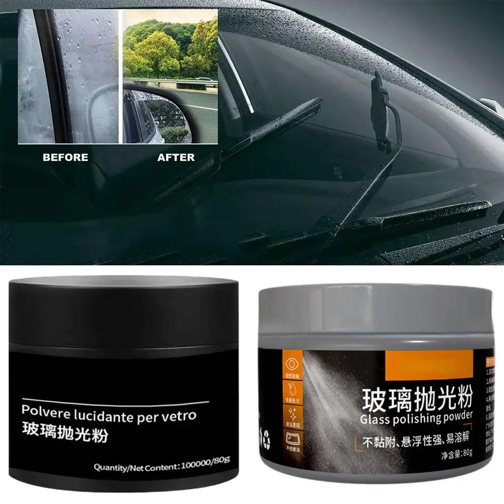 80g Cerium Oxide Glass Polishing Powder Window Windshield Waxing Polish Scratch Remover Car Repair for Tesla Auspicious