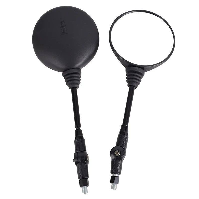 1 Pair black Anti-fall Folding Round Motorcycle Mirror motorbike Side Mirrors Rearview Mirror 10mm for KTM Bike Rearview Mirror